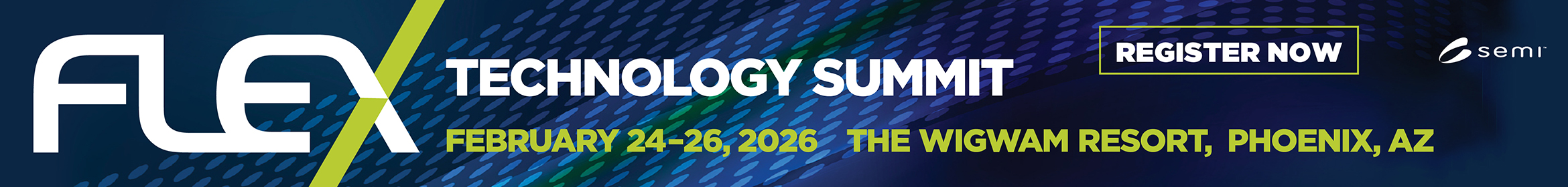 Website banner for the 2026 Flex Conference in Arizona